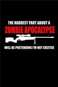 The Hardest part about a Zombie Apocalypse will be Pretending I'm not excited