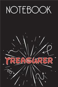 TREASURER Notebook, Simple Design