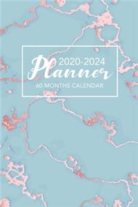 60 Months Calendar 2020-2024