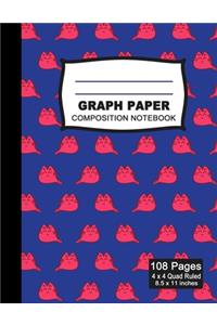 Graph Paper Composition Notebook