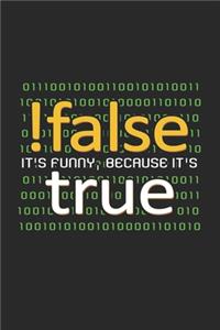 !false true