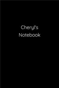 Cheryl's Notebook