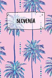 Slovenia: Dotted Travel Diary Notebook or Journey Dotted Grid Journal - Holiday Trip Pocketbook for Men and Women with Dots