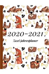 2020-2021 Zwei jahresplaner
