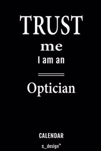 Calendar for Opticians / Optician