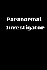 Paranormal Investigator