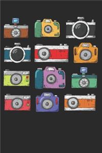 Retro Camera Gift Lined Notebook