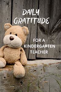 Daily Gratitude for a Kindergarten Teacher