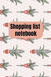 Shopping List Notebook