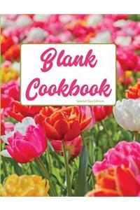 Blank Cookbook Special Day Edition