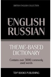 Theme-based dictionary British English-Russian - 3000 words