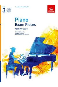 Piano Exam Pieces 2013 & 2014, ABRSM Grade 3, with CD