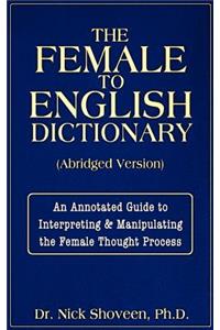 The Female to English Dictionary