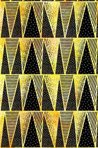 Bullet Journal Notebook Abstract Triangles Pattern 6