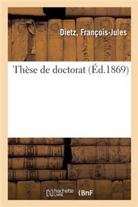 Thèse de Doctorat