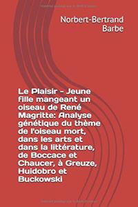 Le Plaisir - Jeune fille mangeant un oiseau de René Magritte