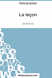 leçon - Ionesco (Fiche de lecture)