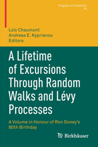 Lifetime of Excursions Through Random Walks and Lévy Processes