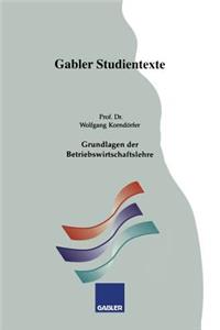 Grundlagen Der Betriebswirtschaftslehre