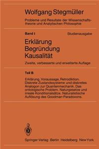 Statistische Erklärungen. Deduktiv-Nomologische Erklärungen in Präzisen Modellsprachen Offene Probleme