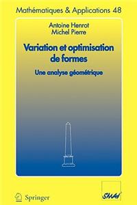 Variation Et Optimisation de Formes