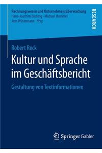 Kultur und Sprache im Geschäftsbericht