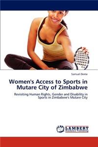 Women's Access to Sports in Mutare City of Zimbabwe