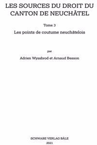 Les Points de Coutume Neuchatelois
