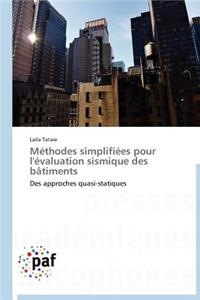 Méthodes Simplifiées Pour l'Évaluation Sismique Des Bâtiments