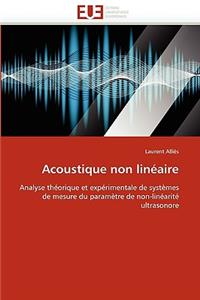 Acoustique Non Lineaire