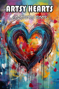 Artsy Hearts Coloring Book