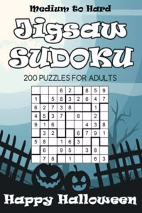 Medium to Hard Jigsaw Sudoku Happy Halloween
