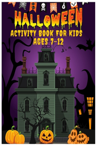 Halloween Activity Book for Kids Ages 7-12