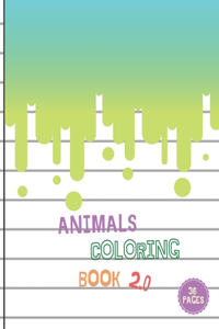 Animals coloring book for Kids and adults