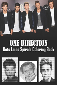 One Direction Dots Lines Spirals Coloring Book