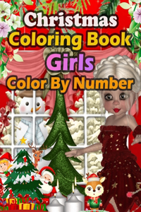 Christmas Coloring Book Girls Color By Number