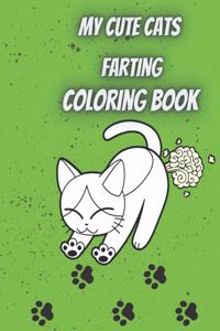 My Cute Cats Farting Coloring Book