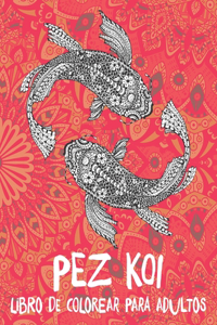 Pez koi - Libro de colorear para adultos