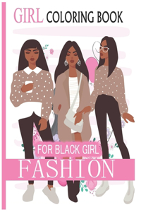 Fashion Coloring Book For black girls