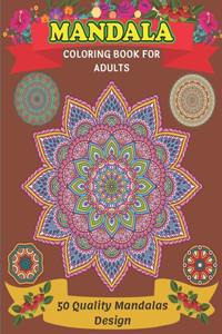 Mandala Coloring Book For Adults 50 Quality Mandalas Design