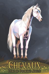 Livre de Coloriage Adulte Chevaux