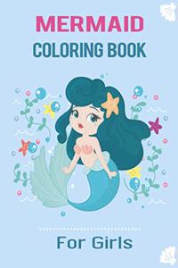 Mermaid Coloring Book for Girls