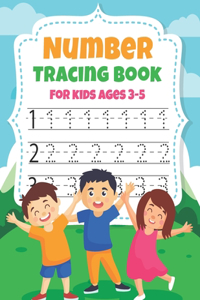 Number Tracing Book For Kids Ages 3-5
