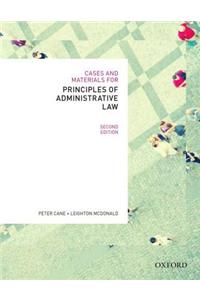 Cases & Materials for Principles of Administrative Law