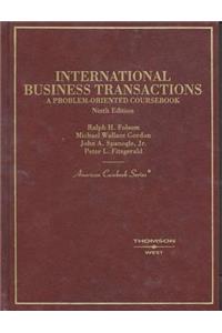 Folsom, Gordon, Spanogle and Fitzgerald's International Business Transactions