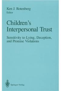 Children's Interpersonal Trust