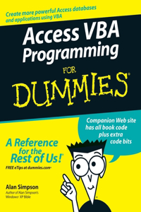 Access VBA Programming for Dummies