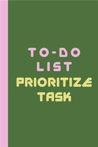 To-Do List Prioritize Task