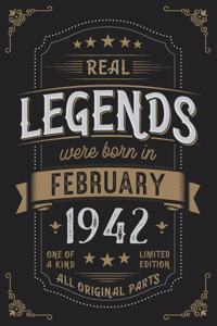 Real Legendes were born in February 1942