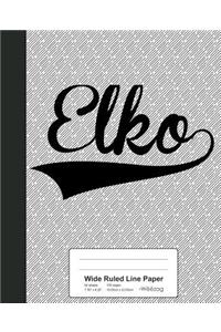 Wide Ruled Line Paper